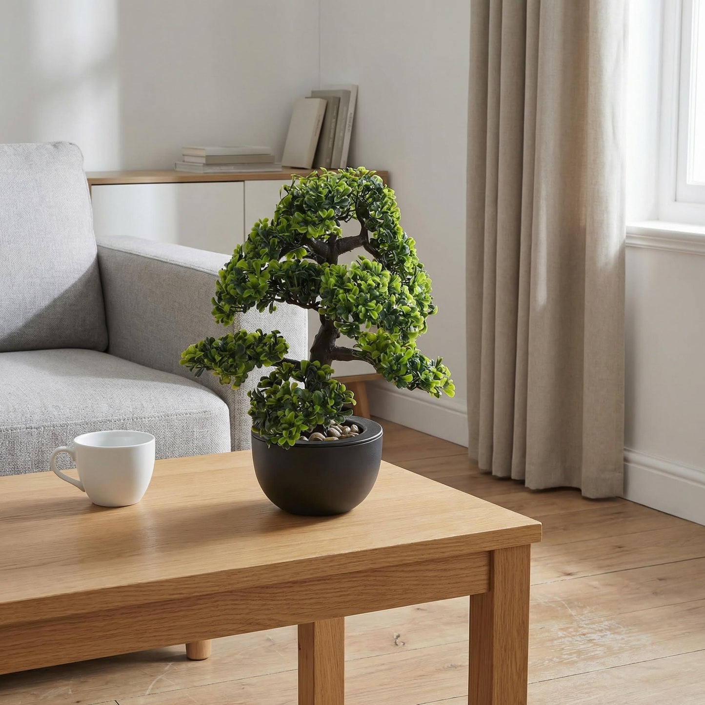 Kunstmatige bonsai 30 cm met sierpot