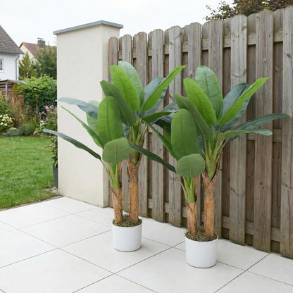 Kunstmatige bananenplanten 120 cm (set van 2)