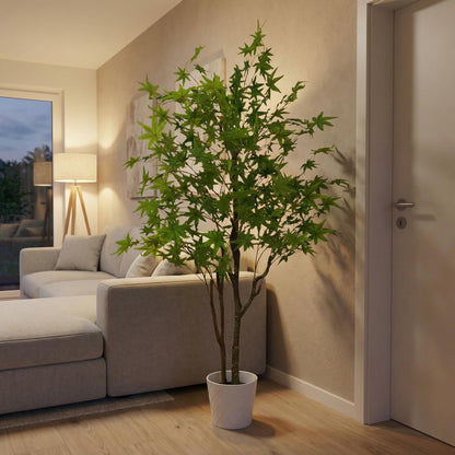 Kunstmatige Japanse esdoornboom, groen, 150 cm