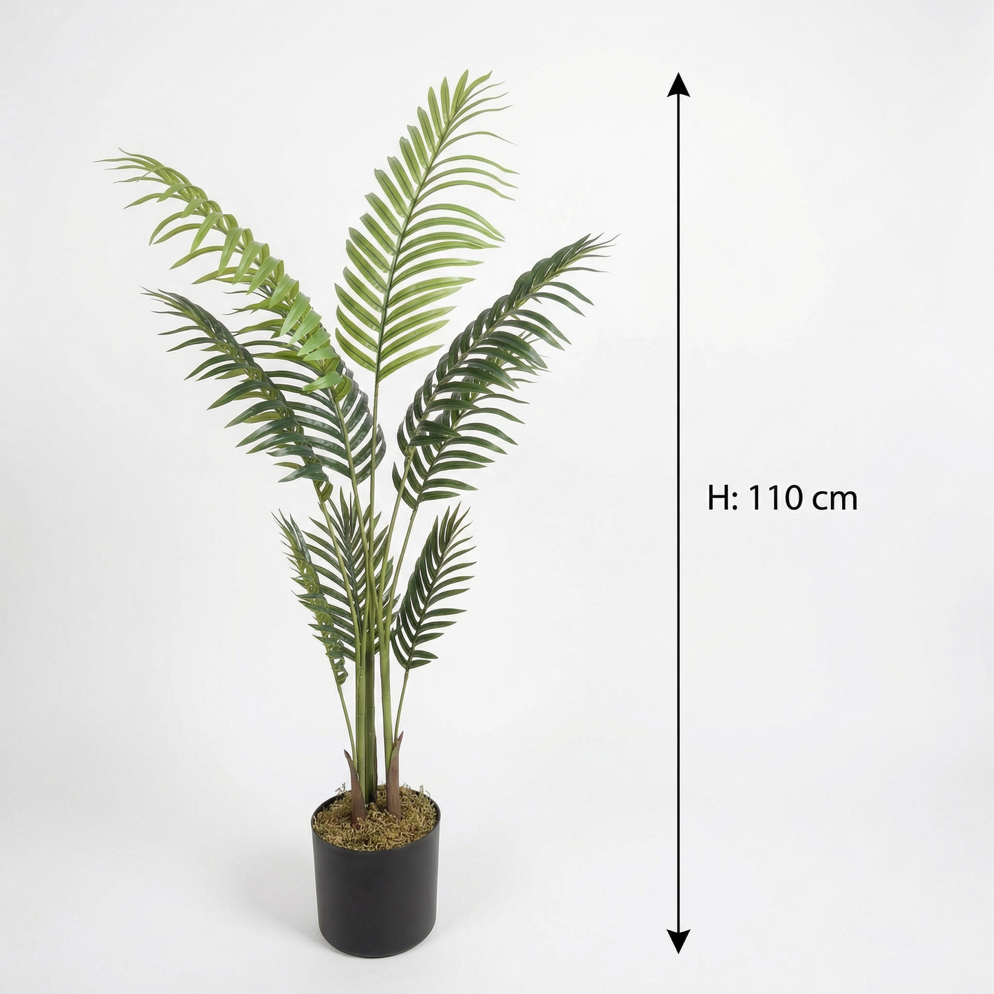 Kunstmatige arecapalm 110 cm