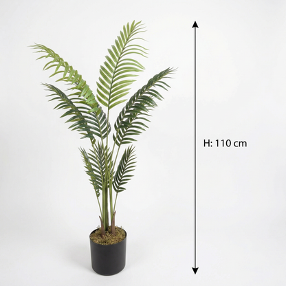 Kunstmatige arecapalm 110 cm
