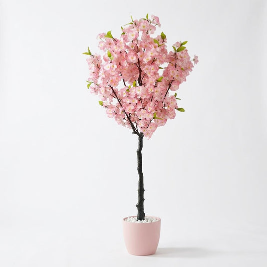 Kunstig Sakura-kirsebærblomsttræ Rosa 150 cm