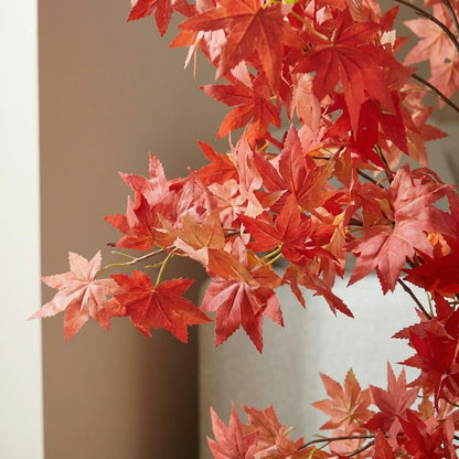 Kunstmatige Japanse esdoornboom rood 120 cm