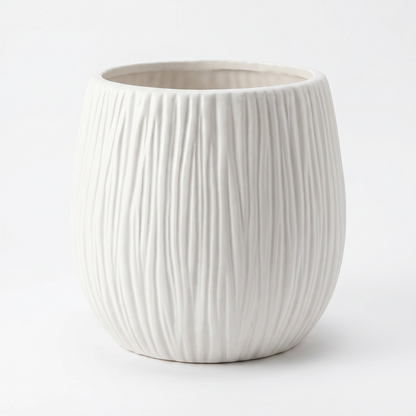 Bloempot Ø26 cm geribbeld CALMA