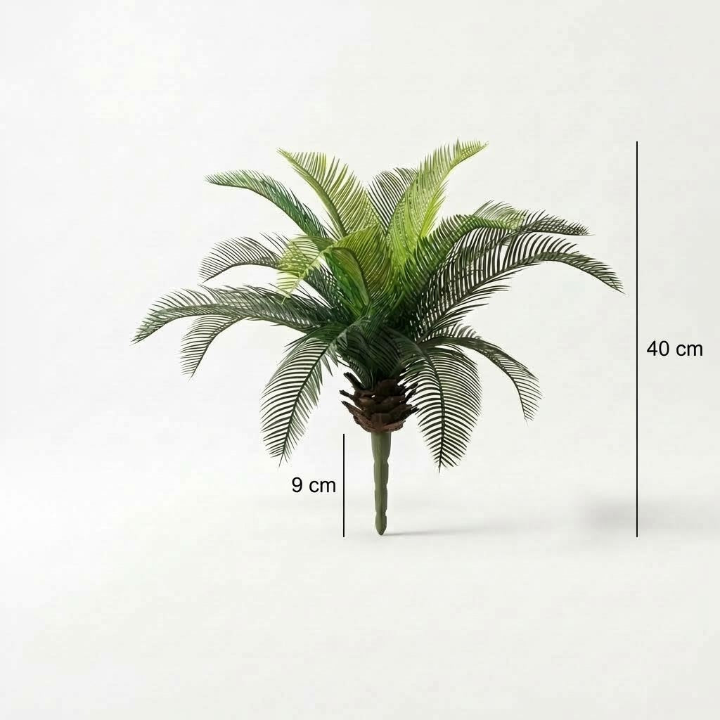 Kunstmatige Cycas 40 cm met steekstengel