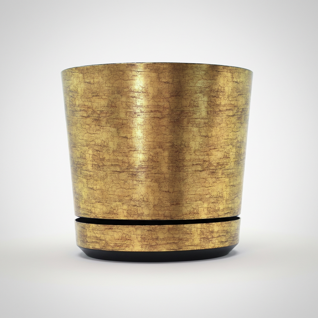 Blomsterpotte Ø32,5 cm ORO med metal-look