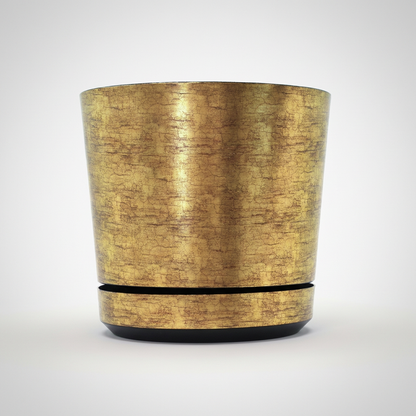 Blomsterpotte Ø32,5 cm ORO med metal-look