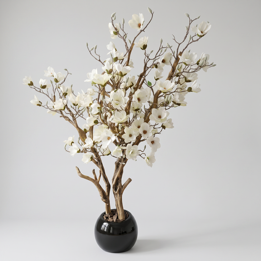 Kunstmatige magnoliaboom 220 cm met sierpot