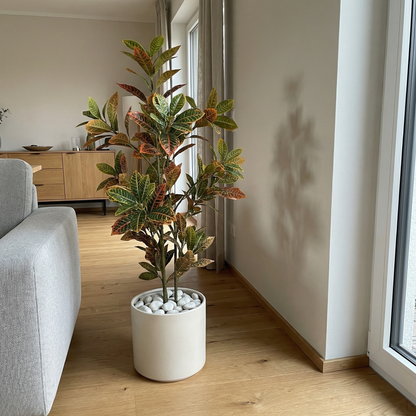 Kunststelen Croton 120 cm