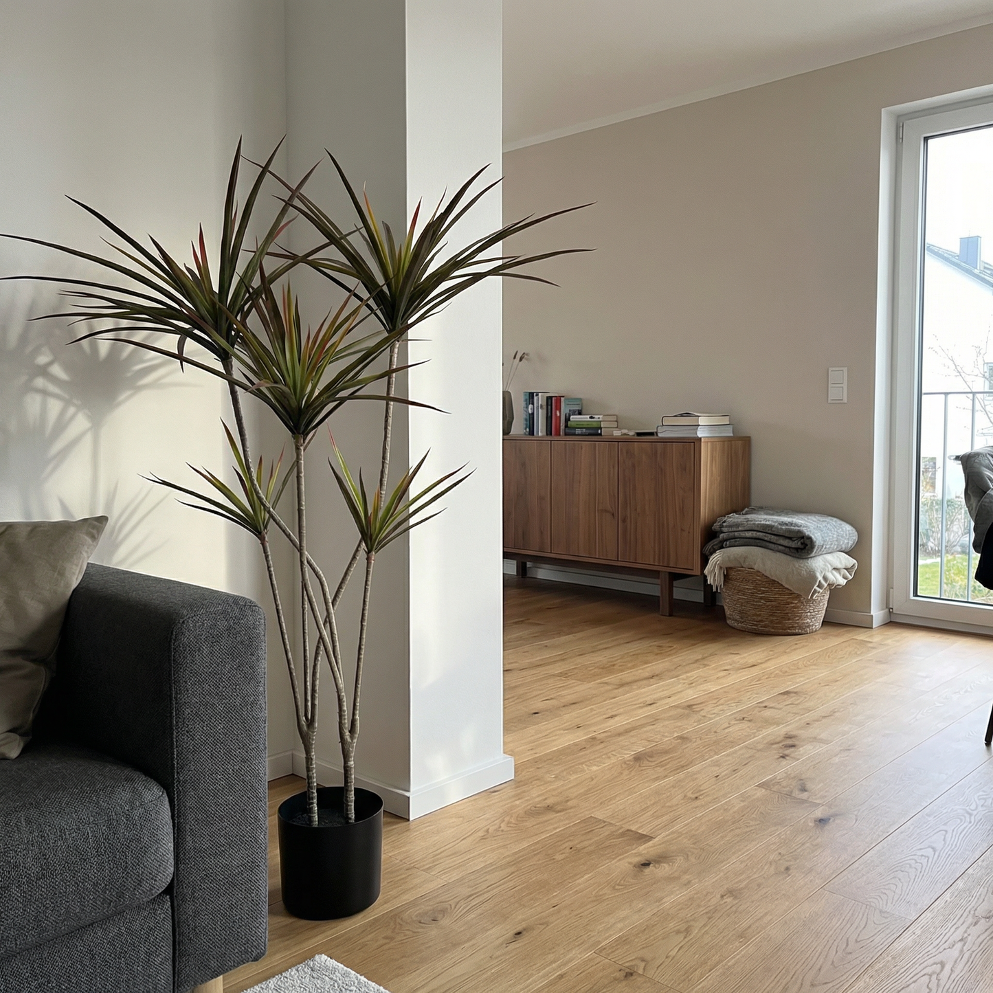 Kunstmatige stelen Dracaena Marginata 120 cm