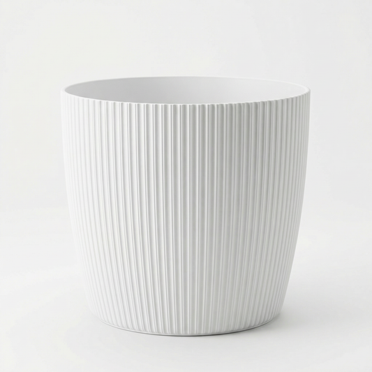 Bloempot Ø26 cm geribbeld CALMA