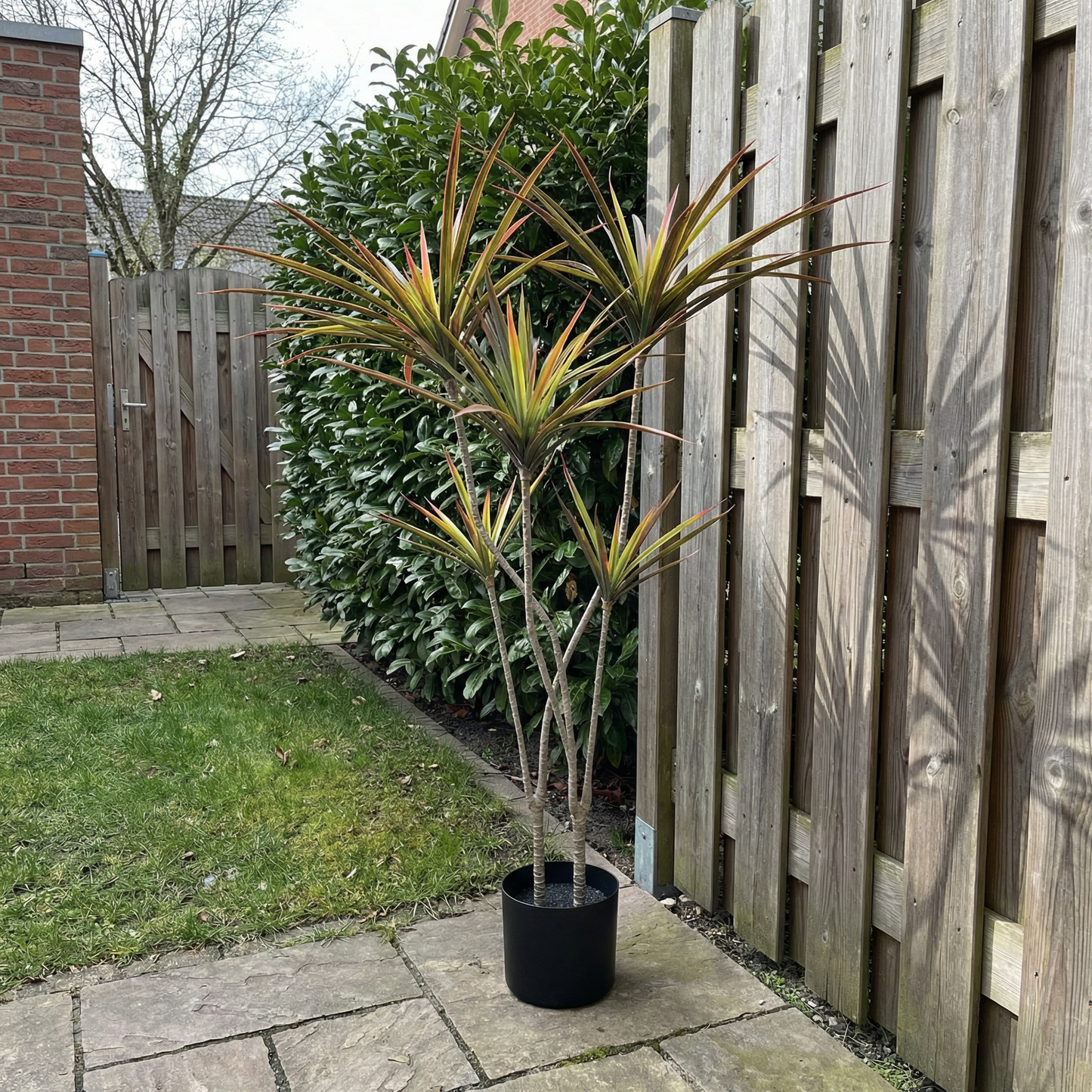 Kunstmatige stelen Dracaena Marginata 120 cm