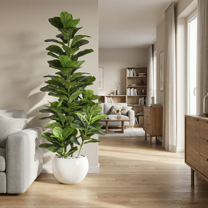 Kunstige Stængler Ficus lyrata 120–170 cm