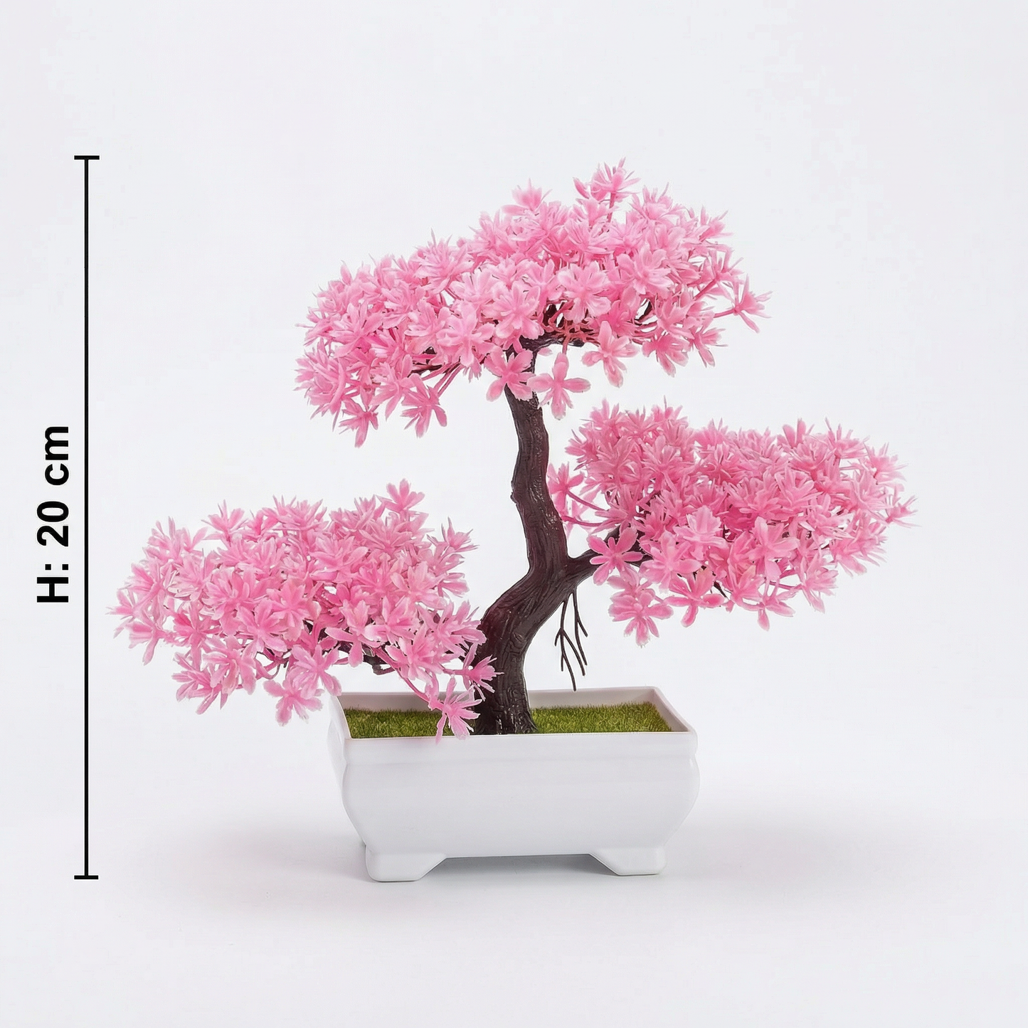 Kunstmatige bloesembonsai 20 cm met sierpot