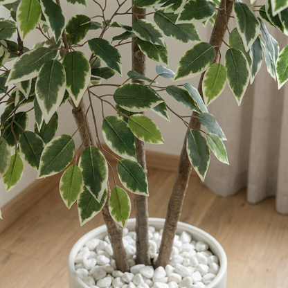 Kunstmatige Ficus Benjamina 150 cm met sierpot