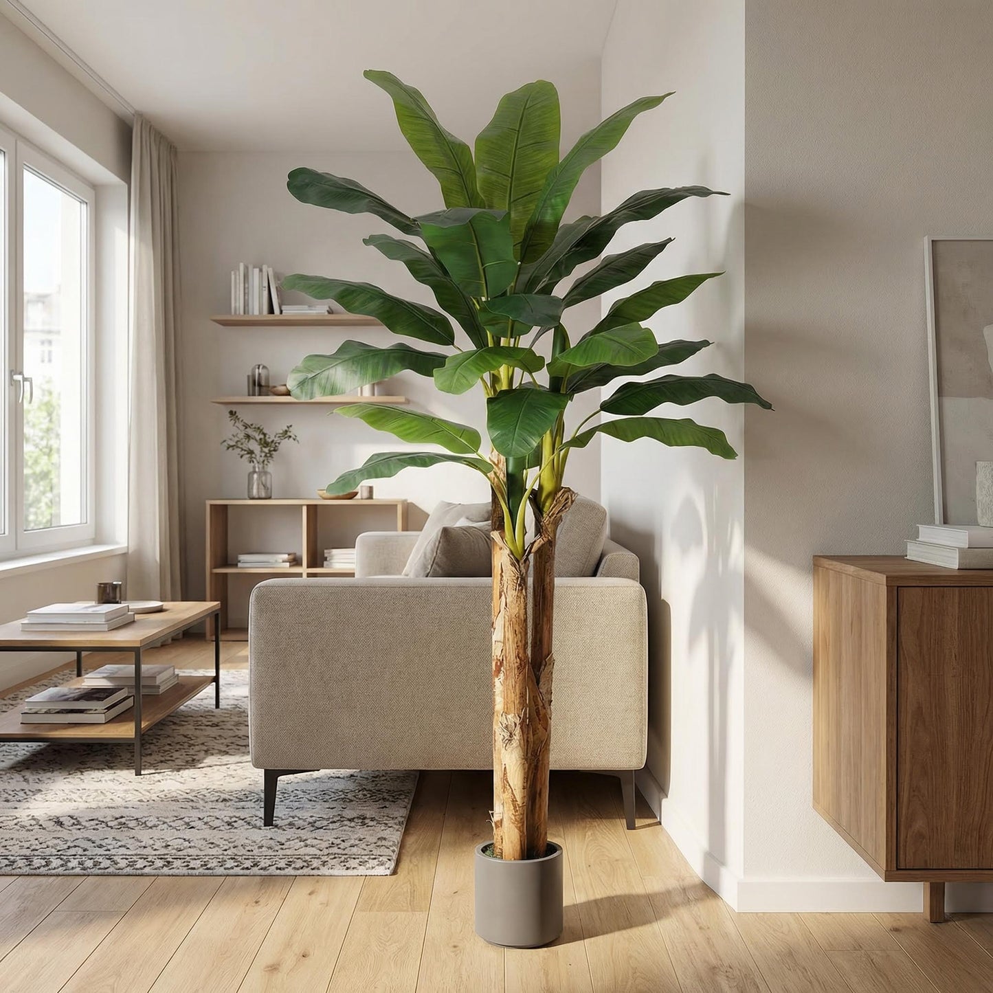 Kunstmatige bananenplant 150 cm
