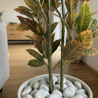 Kunststelen Croton 120 cm